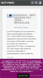 Mobile Screenshot of ncp.fnrs.be