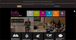 Desktop Screenshot of fnrs.be